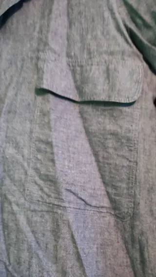 Camisa gris manga larga talla 42