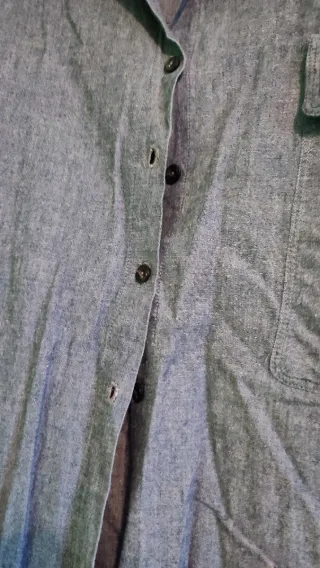 Camisa gris manga larga talla 42