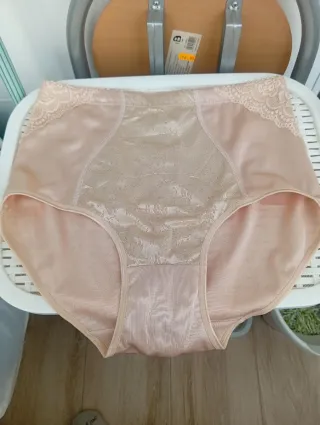 Braga faja beige y rosa