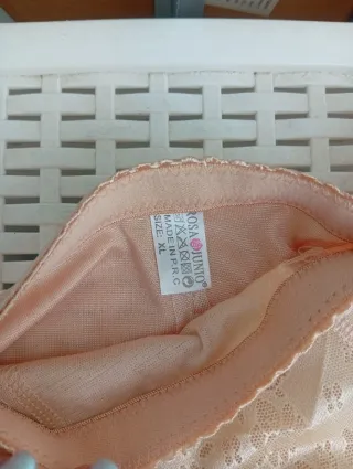 Braga faja beige y rosa