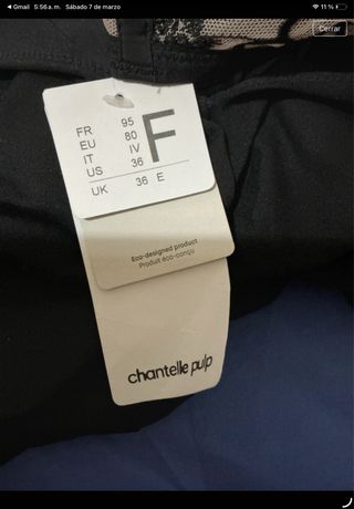 Traje de baño Chantelle negro