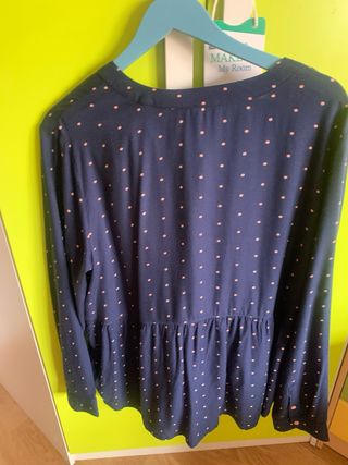 Conjunto INEXTENSO lunares azul y rosa Talla XL