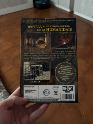 Juego PC Chronicles of Mystery: The Scorpio Ritual
