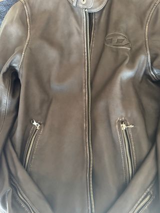 Chaqueta Piel Diesel Negra