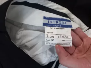 Pantaloni uomo taglia 58 neri