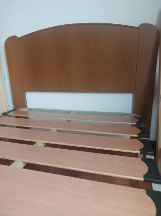 Cama 1.05 con cabecero y somier