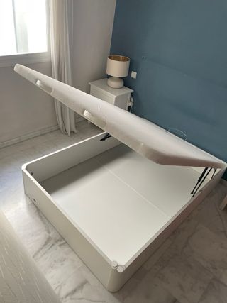 Canapé FLEX 135cm Blanco Gran Capacidad