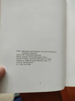 Flagelación, 1946-1996 Californios Cartagena.