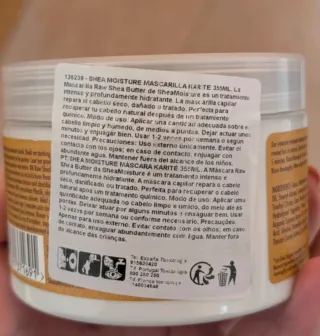 Shea Moisture Mascarilla Cabello 355 ml