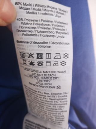 Jersey azul mujer talla S