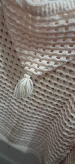 Sudadera de lana beige