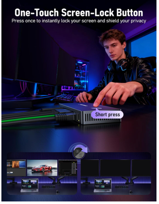 Lemorele Docking Station USB-C 13-in-1 Triplo Mo