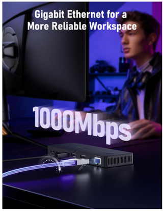 Lemorele Docking Station USB-C 13-in-1 Triplo Mo