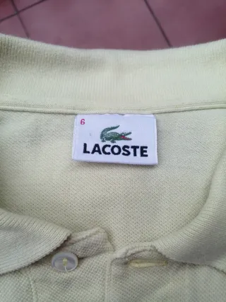 Polo Lacoste XL Amarillo