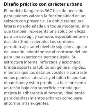 Botas Kangaroos Negras Nuevas