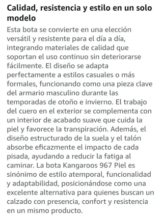 Botas Kangaroos Negras Nuevas