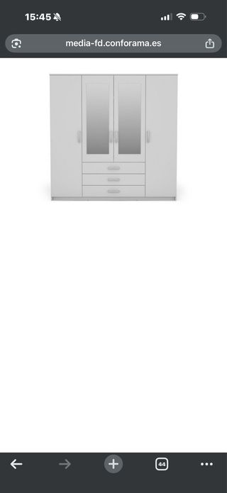 Armario grande blanco madera