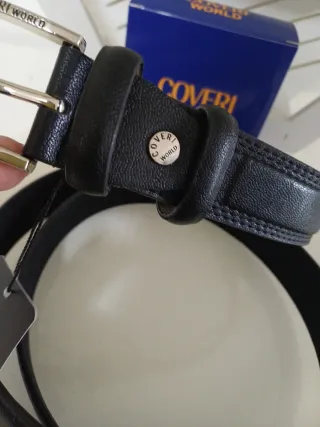 Cintura uomo Coveri World nera