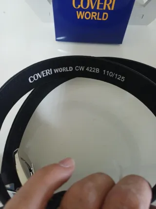 Cintura uomo Coveri World nera