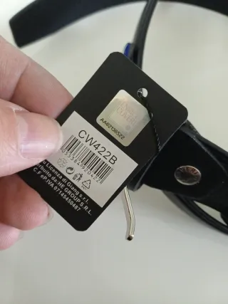 Cintura uomo Coveri World nera