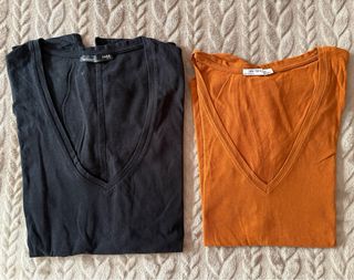 Pack camisetas negras manga corta con estampado