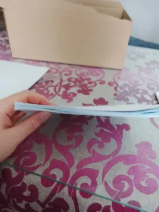 Libre artesanal cosida a mano