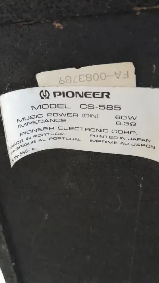 Altavoces Pioneer 3 vias CS-585 (Pareja)