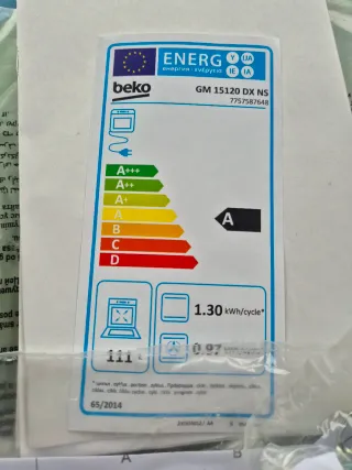 Bandeja, rejilla y carriles Beko GM 15120 DX NS