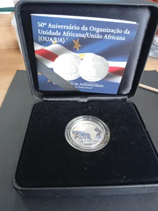 Cabo Verde 250 Escudos Plata 925 Proof