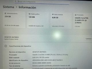 Ordenador ASUS i5