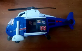 Lote de 3 Juguetes: Camión, Helicóptero y Coche