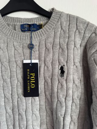 Jersey Polo Ralph Lauren Gris Talla L