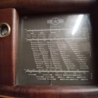 Radio alemana Antigua Válvulas