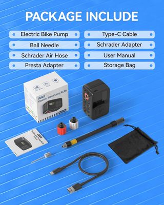 NUEVA Mini Bomba Aire Eléctrica Bicicleta 120 PSI