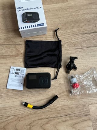 NUEVA Mini Bomba Aire Eléctrica Bicicleta 120 PSI