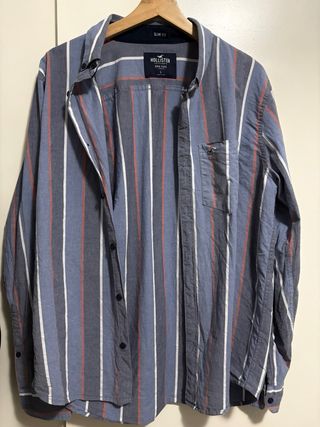 Camisa Hollister Rayas Talla L