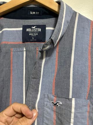 Camisa Hollister Rayas Talla L