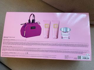 Caja Versace Rosa y Dorada Vacía