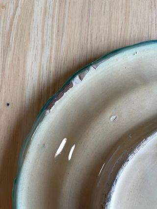 Plato Cerámica Decorado Puente Arzobispo Toledo