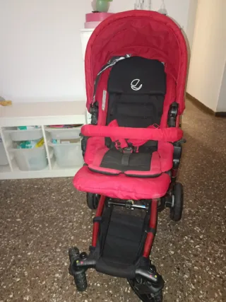 Capazo/Carrito Bebé Rojo Jane estas en perfecto