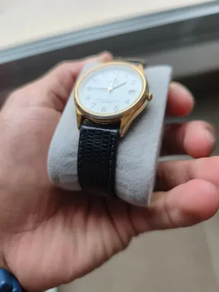 Reloj Lorus Quartz Dorado y Negro