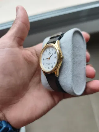 Reloj Lorus Quartz Dorado y Negro