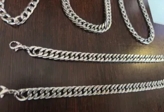 Cadena Collar Pulsera Acero Inoxidable