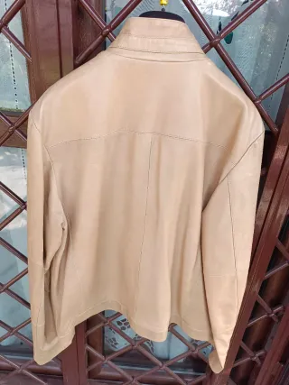 Giacca Mercedes Vera Pelle Beige nuova