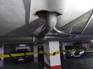 Cambio de bajantes de tubería pvc