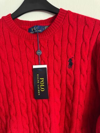 Jersey Polo Ralph Lauren Rojo Talla L