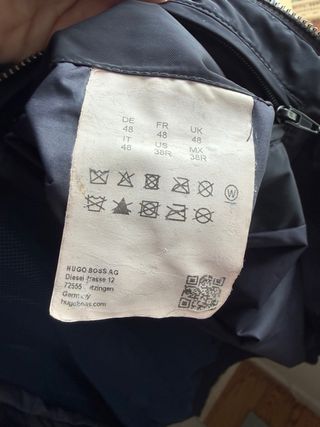 Cazadora Bomber Azul Marino BOSS