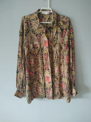 Camisa Mango Estampada