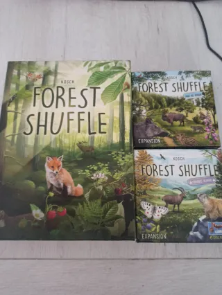 Forest Shuffle + 2 Expansiones + Fundas