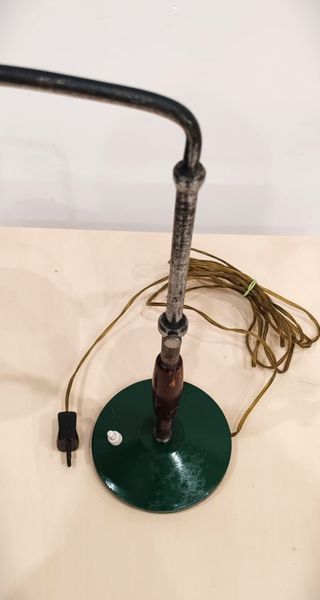 Lampada ministeriale vintage verde